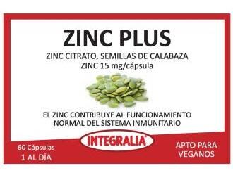 Integralia Zinc Plus 60 C&aacute;psulas