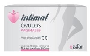 Isifar Intimal &Oacute;vulos Vaginales 10 Unidades