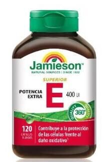 Jamieson Vitammina E Superior 400Ui 120 C&aacute;psulas