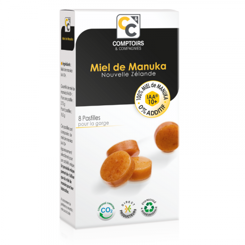 Comptoirs & Compagnies Pastillas 100% Miel Manuka Iaa10+ 8 Pastillas