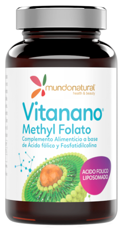 Mundo Natural Vitanano Methy Folate Liposomed 30 Capsules