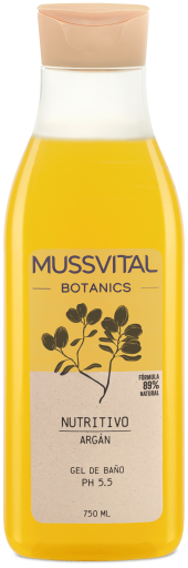 Mussvital Botanics Gel de Ba&ntilde;o Argan 750 ml