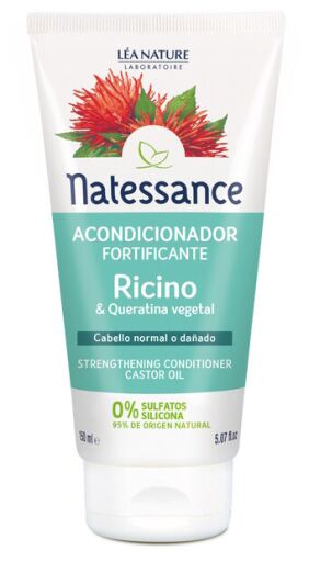 Laboratorio L&eacute;a Nature Natessance Acondicionador Ricino Fortificante 150 ml