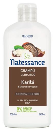 Laboratorio L&eacute;a Nature Natessance Champu Karite Ultra Nutritivo 250 ml