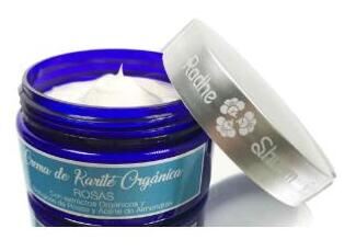 Radhe Shyam Crema Manteca Karit&eacute; Organica Rosas 100 gr