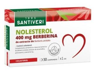 Santiveri Nolesterol Berberina 400 mg 30 Comprimidos