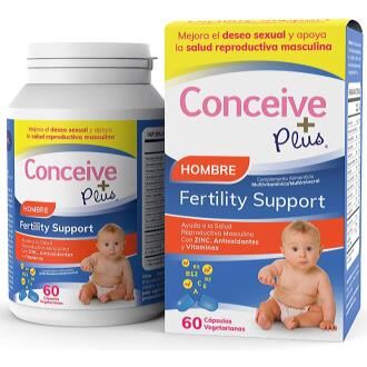 Sasmar Conceive Plus Apoyo Fertilidad Masculina 60 C&aacute;psulas