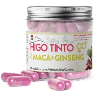 Tuno Canarias Higo Tinto Con Maca y Ginseng 90 C&aacute;psulas