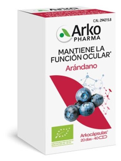 Arkopharma ArkoCapsules Blueberry 40 Capsules