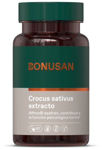 Bonusan Crocus Sativa 60 C&aacute;psulas