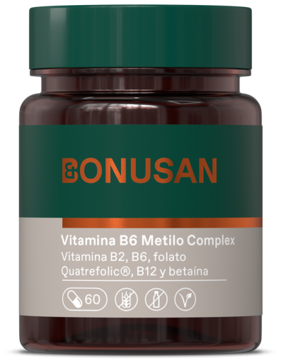 Bonusan Vitamina B6 Complejo Metilo 60 C&aacute;psulas