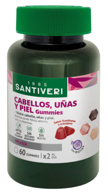 Santiveri Cabellos U&ntilde;as y Piel 60 Gominolas