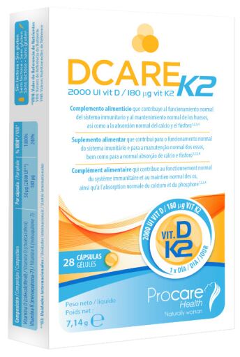 Prodeco Pharma Dcare K2 28 C&aacute;psulas