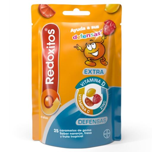 Bayer Redoxitos Extra Defensas 25 Caramelos