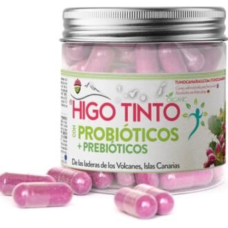 Tuno Canarias Higo Tinto Probi&oacute;ticos Y Prebi&oacute;ticos 90 C&aacute;psulas