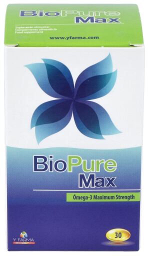 Yfarma Bio Pure Max Omega 3 30 C&aacute;psulas