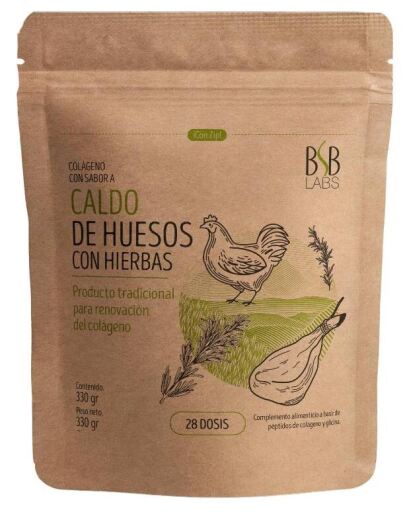 Bsb Labs Bone Broth Collagen with Herbs 330 gr