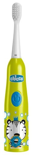 Chicco Cepillo Dental Electrico Verde Tiger 36m+ 1 Unidad