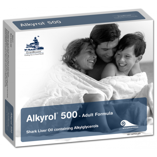 EuroHealth Alkyrol 500 mg 120 C&aacute;psulas