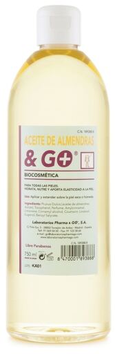 Pharma & Go Aceite Almendras Dulces & Go 750 ml
