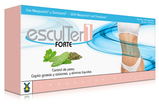 Laboratorios Tegor Esculter 1 Forte 40 Comprimidos + 20 Viales