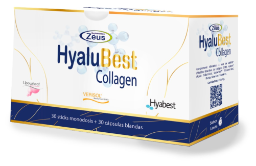 Suplementos Zeus Hyalubest Colagen 30 Sticks + 30 C&aacute;psulas