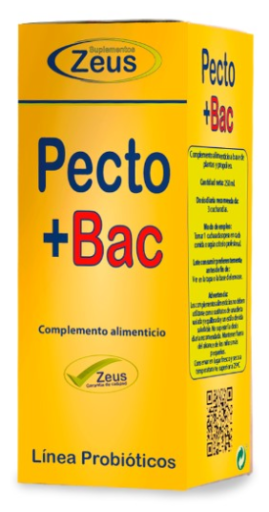 Suplementos Zeus Pecto+Bac 250 ml + 1 Sobre