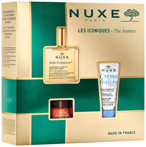 Nuxe Coffret Los Ic&oacute;nicos 3 Piezas
