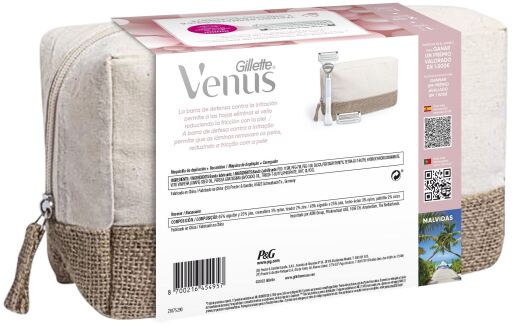 Gillette Venus Intima Neceser Maldivas M&aacute;quina + 2 Recambios