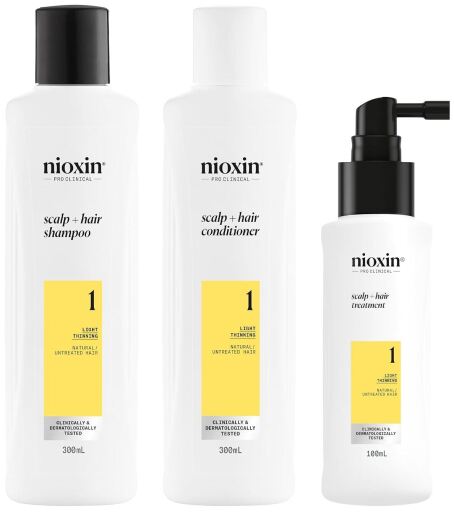 Nioxin System Kit 1 Engrosamiento del Cabello 3 Piezas