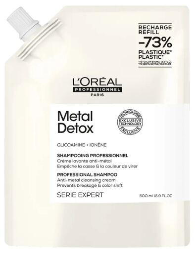 L'Or&eacute;al Professionnel Metal Detox Professional Shampoo Refill 500 ml