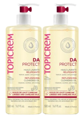 Topicrem Da Protect Aceite Limpiador Relipidizante Pack 2 x 500 ml