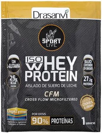 Drasanvi Whey Protein Aislado Cookies And Cream 30 gr Sport