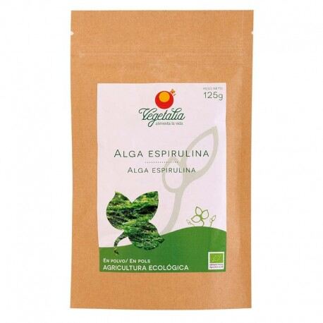 vegetalia Alga Espirulina Polvo 125 gr Bio