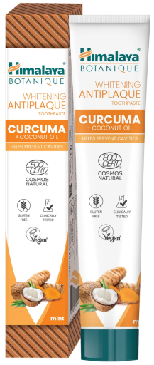 Botanique Dentifrico Blanqueadora C&uacute;rcuma y Aceite de Coco 75 ml