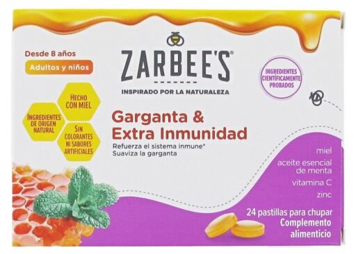 Zarbees Throat and Extra Immunity 24 Pills