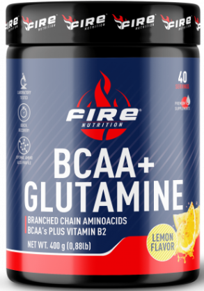 Fire Nutrition Bcaa + Glutamine Lemon 400 gr