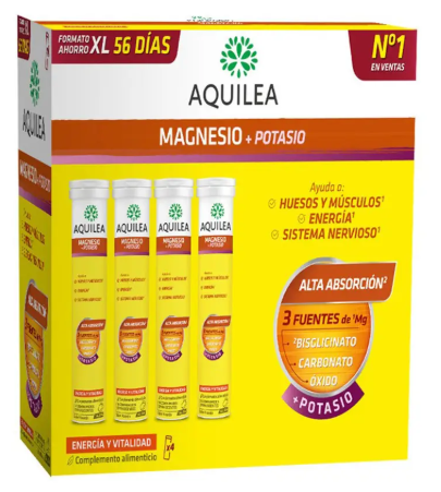 Aquilea Magnesio + Potasio 56 Comprimidos