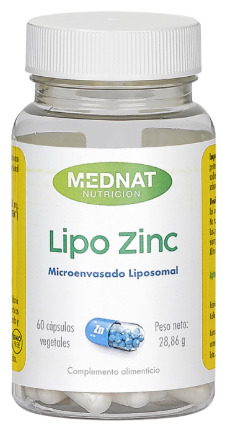 Mednat Nutrici&oacute;n Lipo Zinc 60 C&aacute;psulas