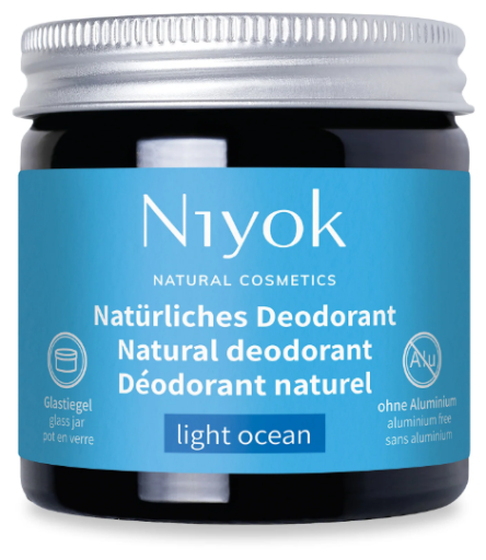 Niyok Crema Desodorante Protecci&oacute;n 2 en 1 Light Ocean 40 ml