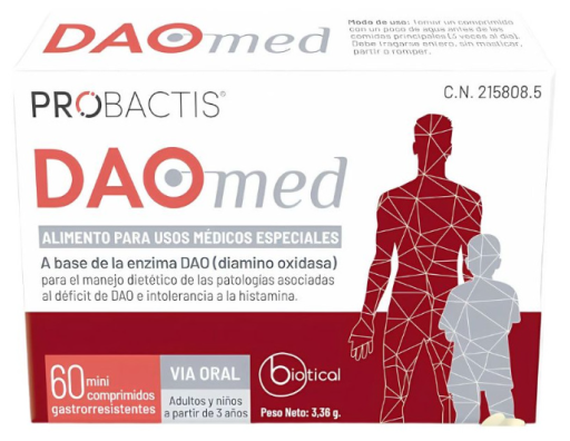 Probactis DAOmed 60 Mini Tablets