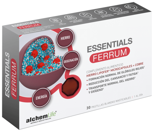 Alchemlife Essentials Ferrum 30 Pastillas Blandas Masticables