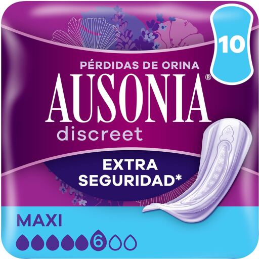 Ausonia Discreet Maxi 10 Unidades