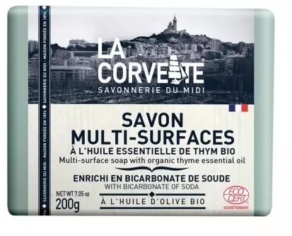 La Corvette Multi-surface solid soap with thyme oil 200 gr