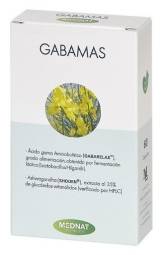 Mednat Nutrici&oacute;n Gabamas 60 Capsules