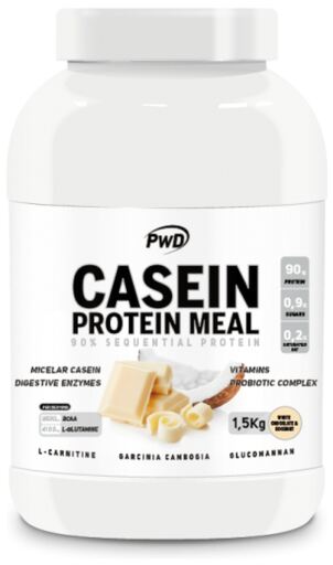 PWD Nutrition Casein Protein Meal Chocolate Blanco Coco 1,5 Kg