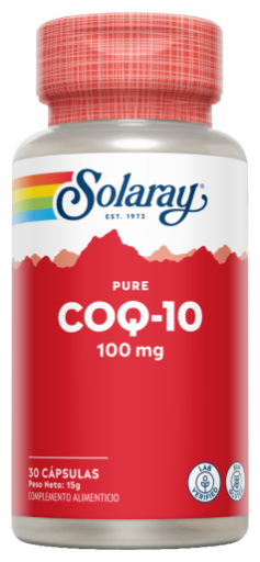 Solaray Pure Coq10 100 Mg 30 Capsules