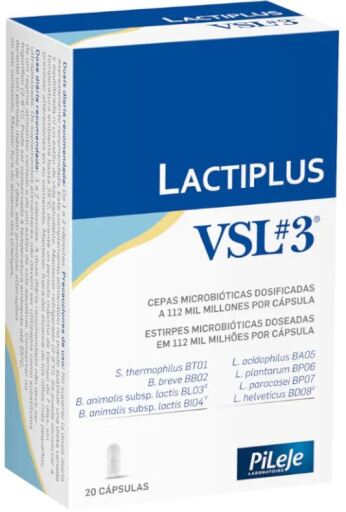 Pileje Lactiplus Vsl 3 20 C&aacute;psulas