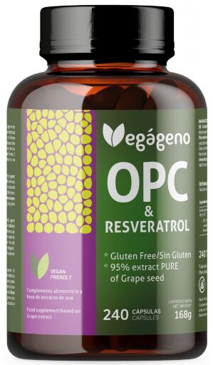 Veg&aacute;geno Opc Semilla Uva-Resveratrol 240 C&aacute;psulas