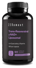 Trans-Resveratrol Nad+ Liposomada 90 C&aacute;psulas